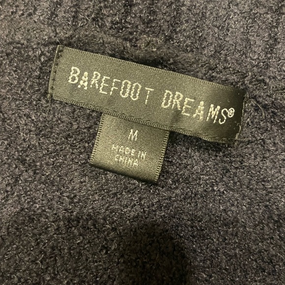 Barefoot Dreams black cozy chic circle cardigan size Medium - Picture 7 of 8